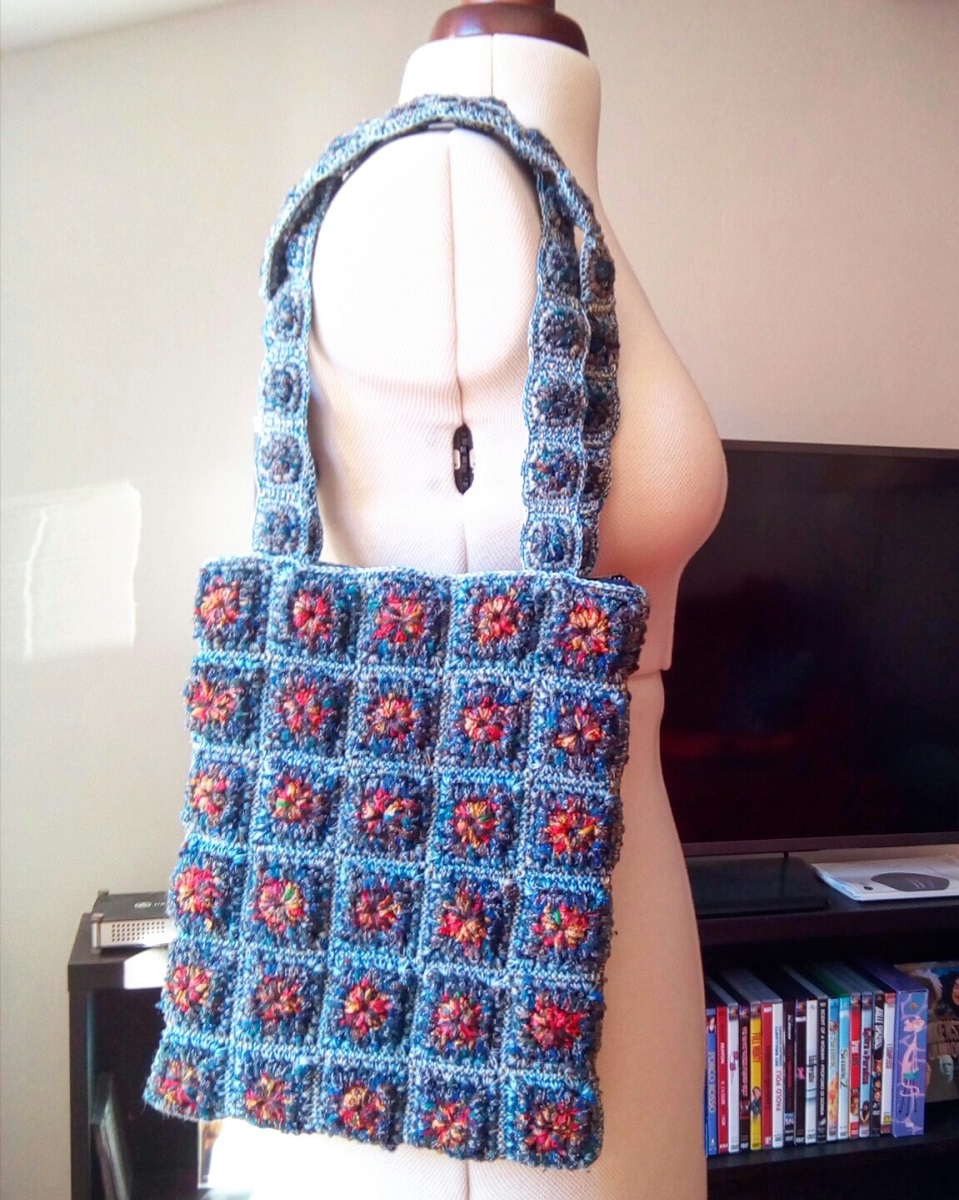 Clotilda Fiber Art Tote Bag - Borsa tote fiber art “Clotilde”