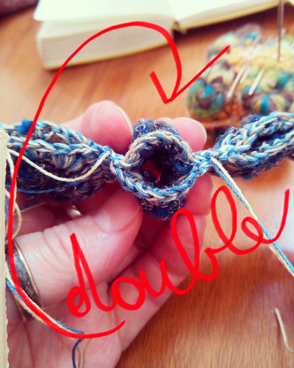 Clotilda Fiber Art Tote Bag - Borsa tote fiber art “Clotilde”