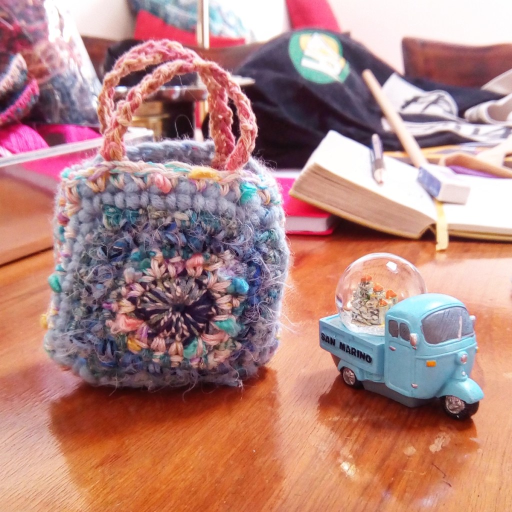 "Ila Mini" Fiber Art Gift Bag - Borsa regalo fiber art "Ila Mini"