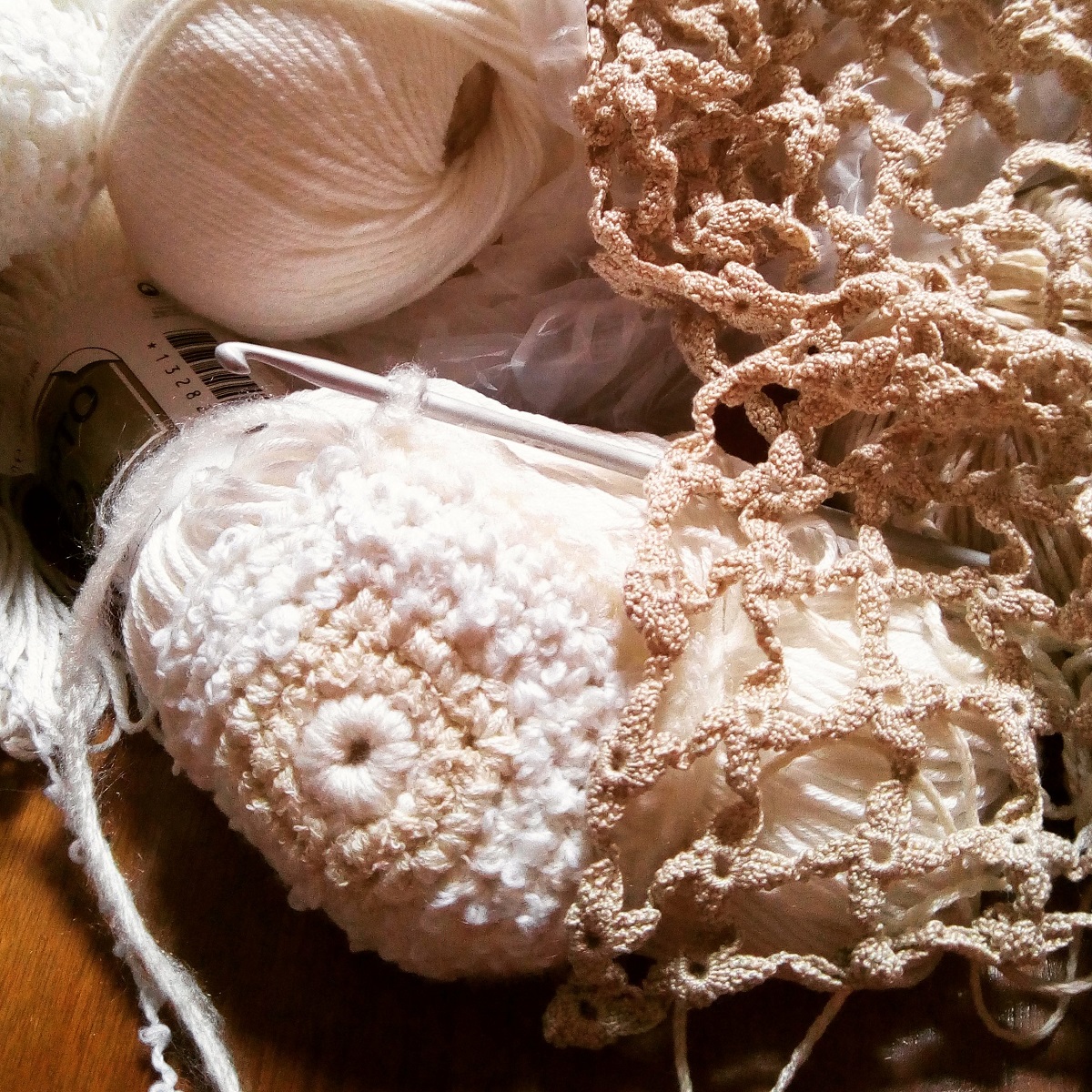 Candida Fiber Art Tote Bag - Borsa tote fiber art “Candida”