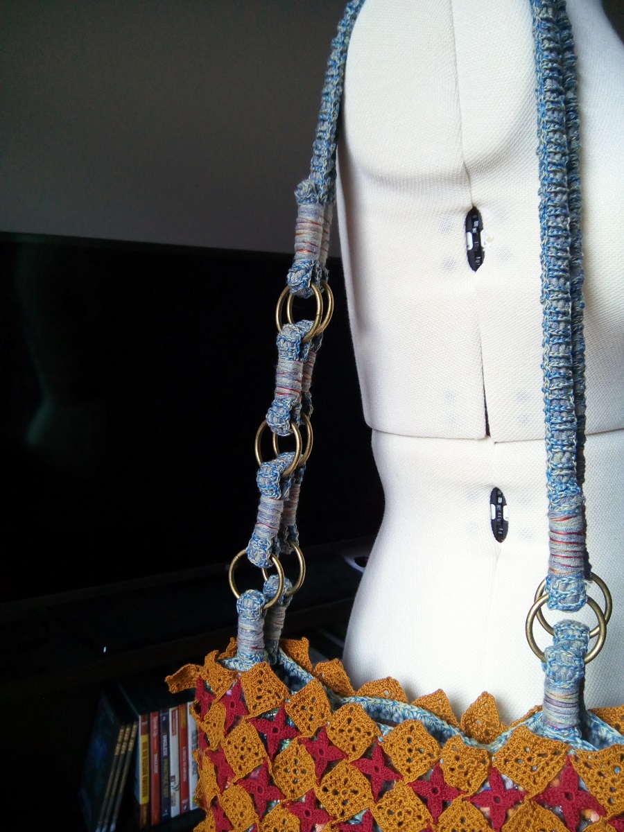 Castor Fiber Art Tote Bag - Borsa tote fiber art “Castore”