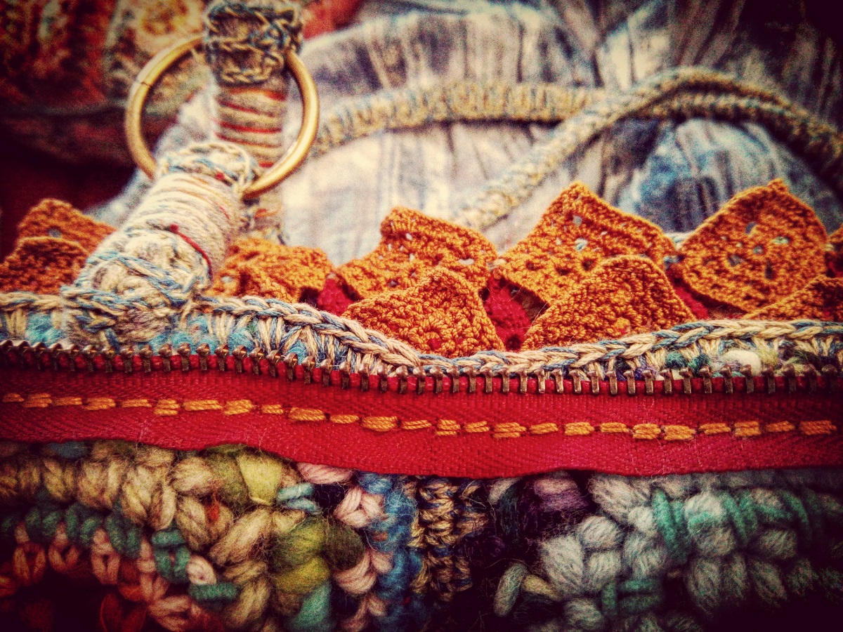 Castor Fiber Art Tote Bag - Borsa tote fiber art “Castore”