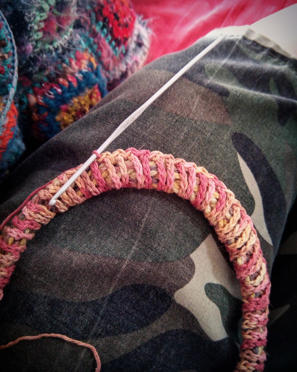 Nephthys Fiber Art Tote Bag - Nefti borsa tote fiber art