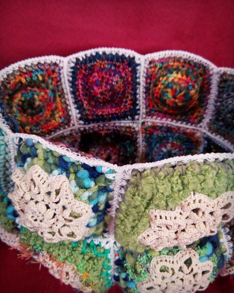 Neith Fiber Art Tote Bag - Neith borsa tote fiber art