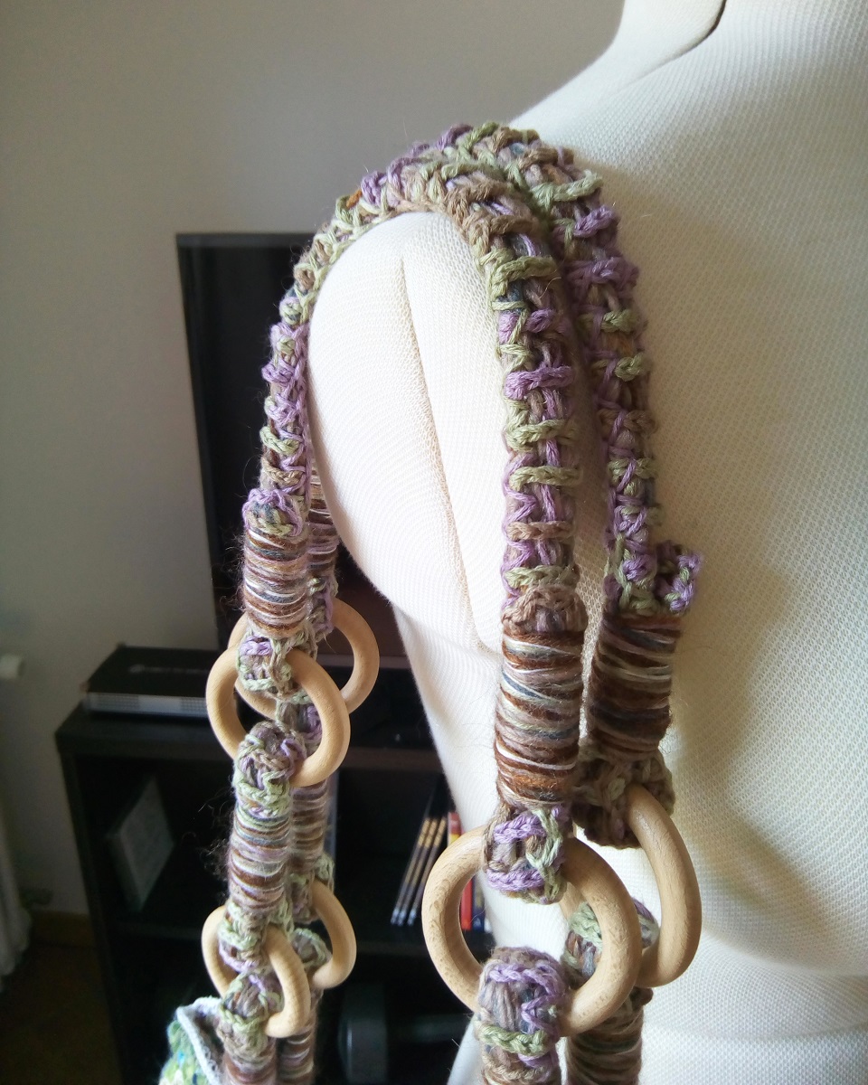 Neith Fiber Art Tote Bag - Neith borsa tote fiber art