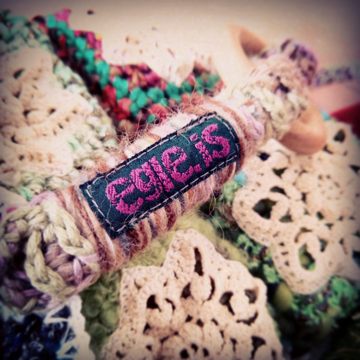 Neith Fiber Art Tote Bag - Neith borsa tote fiber art