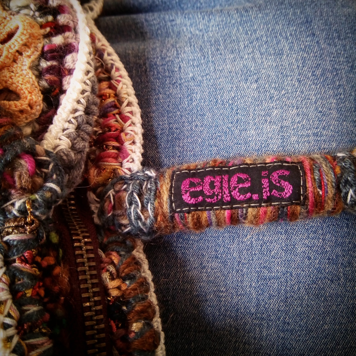 Serket Fiber Art Tote Bag - Selkis borsa tote fiber art