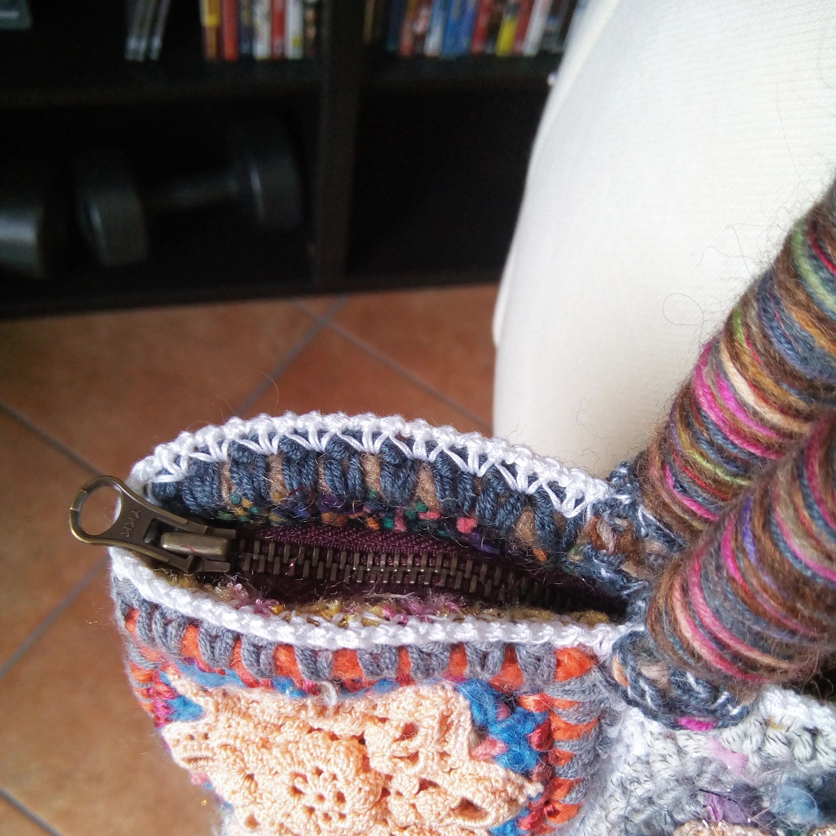 Serket Fiber Art Tote Bag - Selkis borsa tote fiber art